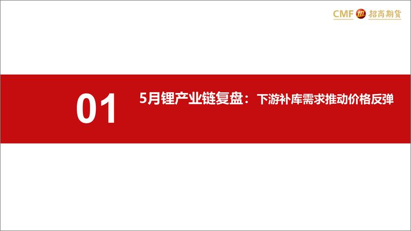 《5月锂、镍产业链分析与展望：电池金属短线分化，关注供给放量节奏-20230531-招商期货-23页》 - 第5页预览图