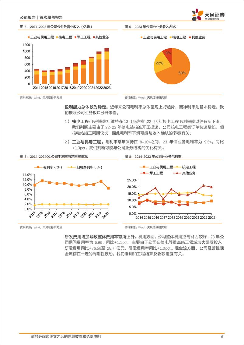 《中国核建(601611)核电工程景气度加速上行，关注公司中长期业绩弹性-240808-天风证券-18页》 - 第6页预览图