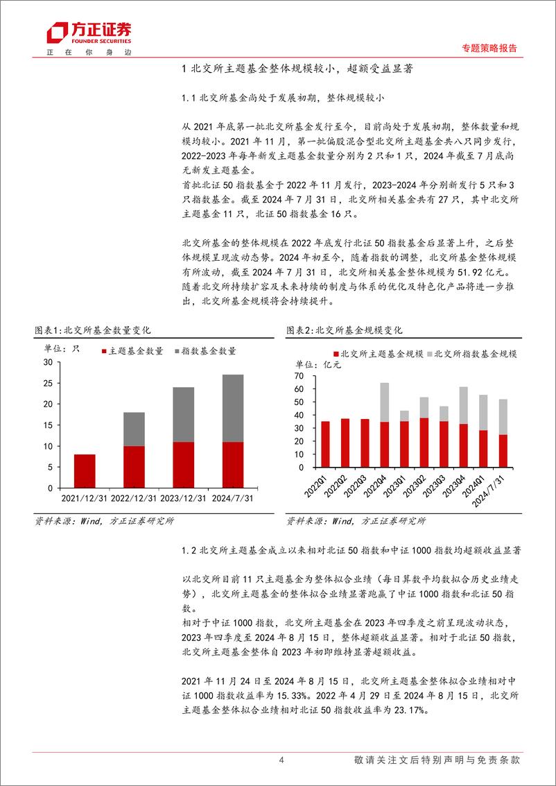 《专题策略报告：北交所主题基金二季度增配美护、汽车和电力设备，看好高端制造、科技创新和新兴消费-240816-方正证券-13页》 - 第4页预览图