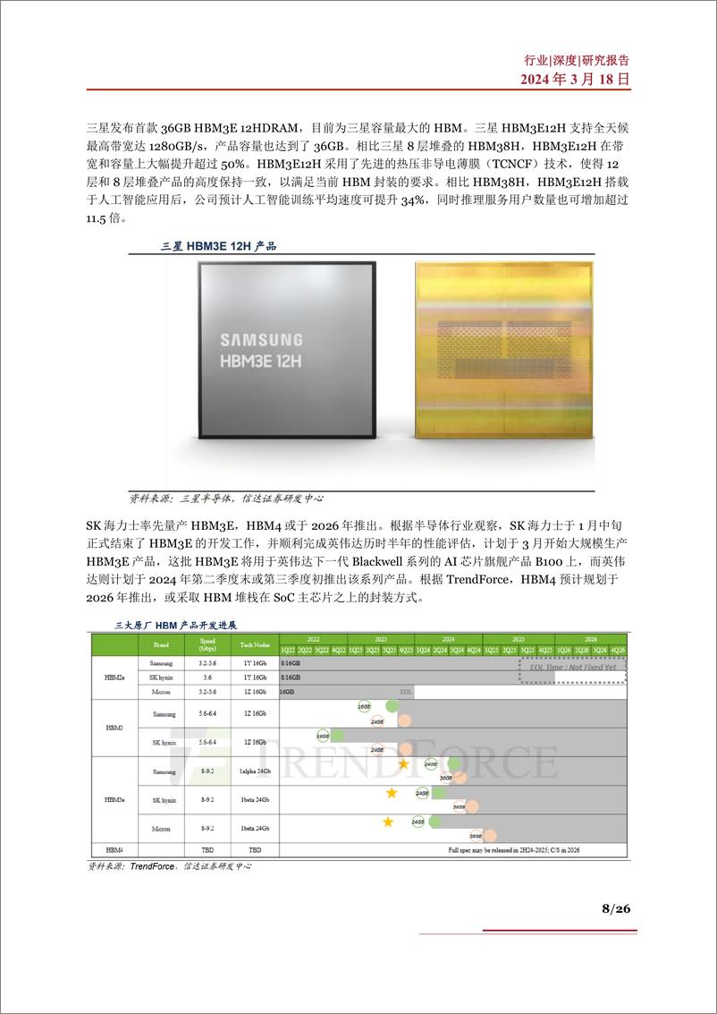 《HBM行业深度：制造工艺、发展现状、竞争格局、市场测算及相关公司深度梳理》 - 第8页预览图