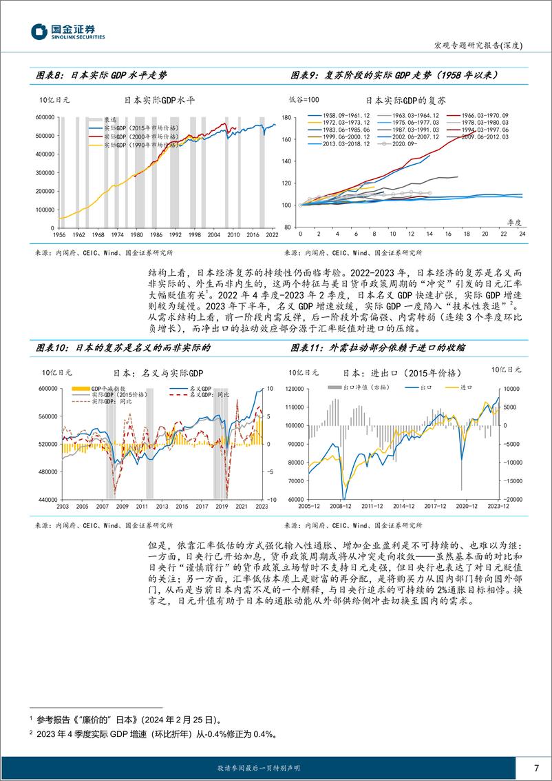 《国金证券-“读懂日本”系列之一：日本经济：逃逸第四个“失去的十年”》 - 第7页预览图