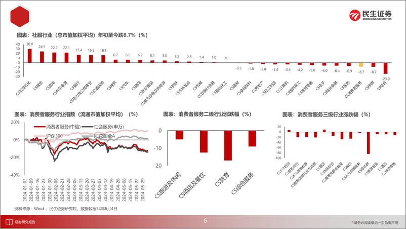 《社会服务行业2024中期投资策略：关注大文旅板块长期衍变及教育板块的投资机会-240617-民生证券-77页》 - 第6页预览图