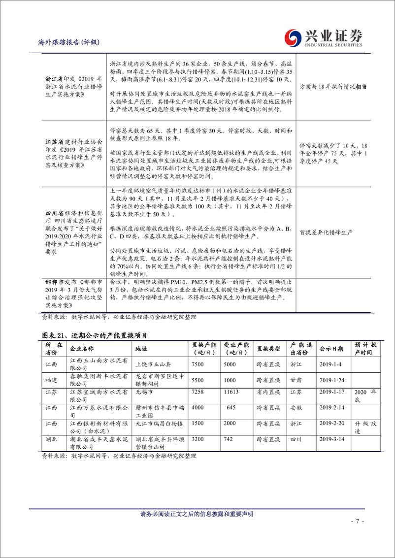 《1~2月水泥行业数据点评：开端良好，继续关注华北水泥复苏-20190320-兴业证券-10页》 - 第8页预览图