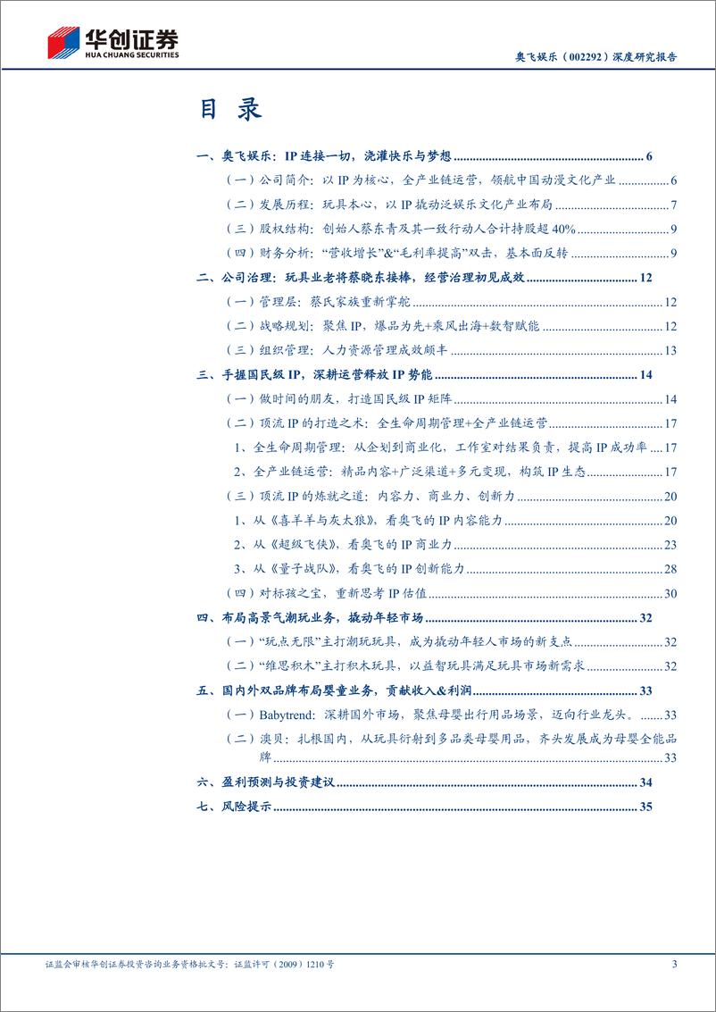 《奥飞娱乐(002292)深度研究报告：以IP为帆，年轻化战略乘风启航-241125-华创证券-39页》 - 第3页预览图