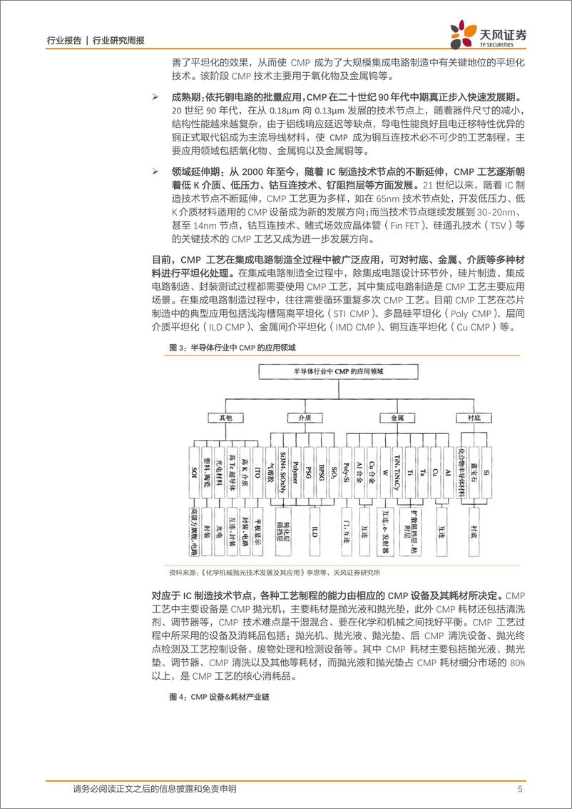 《2022半导体行业研究周报：看好CMP材料与设备发展机遇》 - 第5页预览图