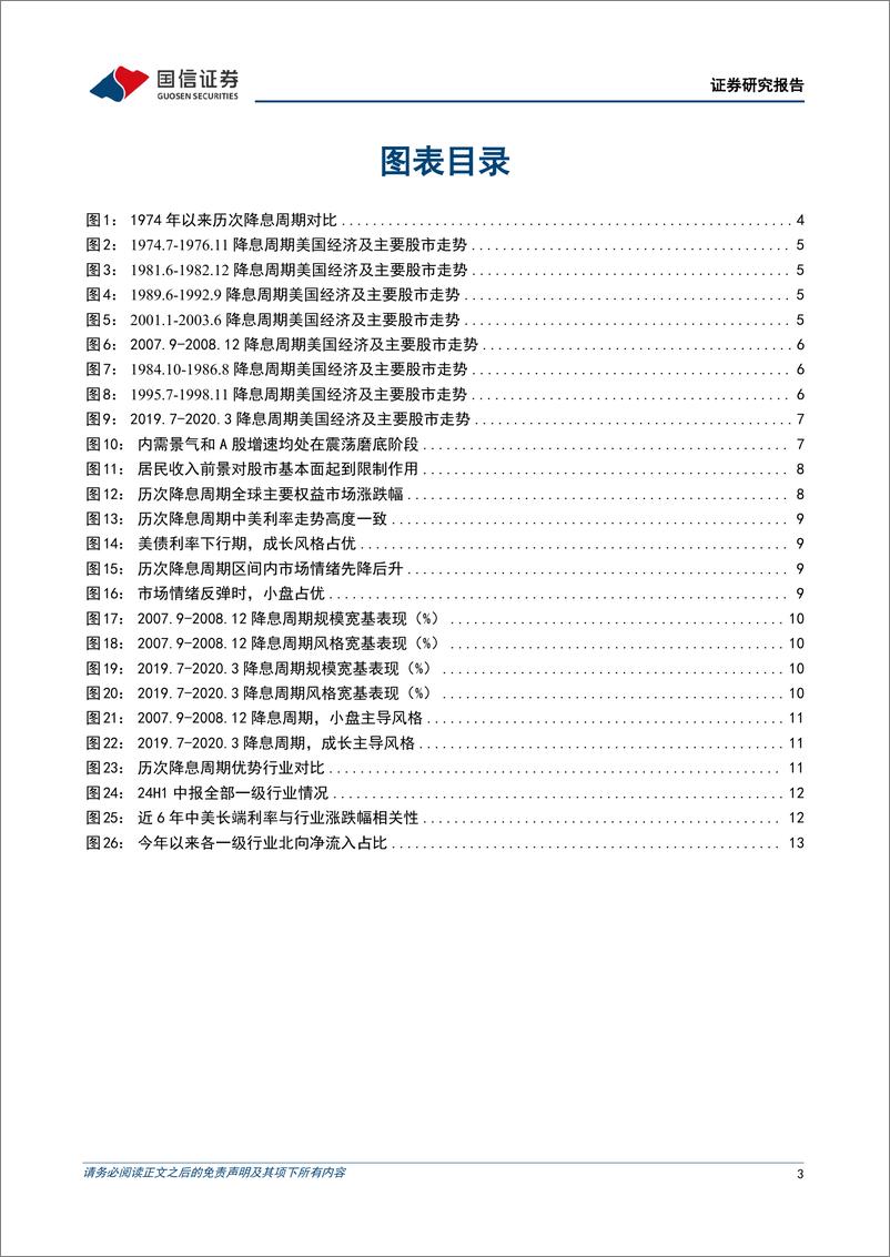 《多元资产配置系列(十二)：本轮降息周期对A股有何种意味-240831-国信证券-16页》 - 第3页预览图