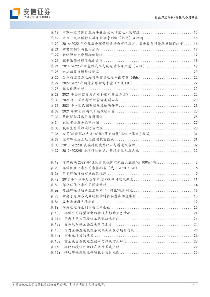 《环保及公用事业行业深度分析：山重水复疑无路，柳暗花明又一村-20230129-安信证券-34页》 - 第5页预览图