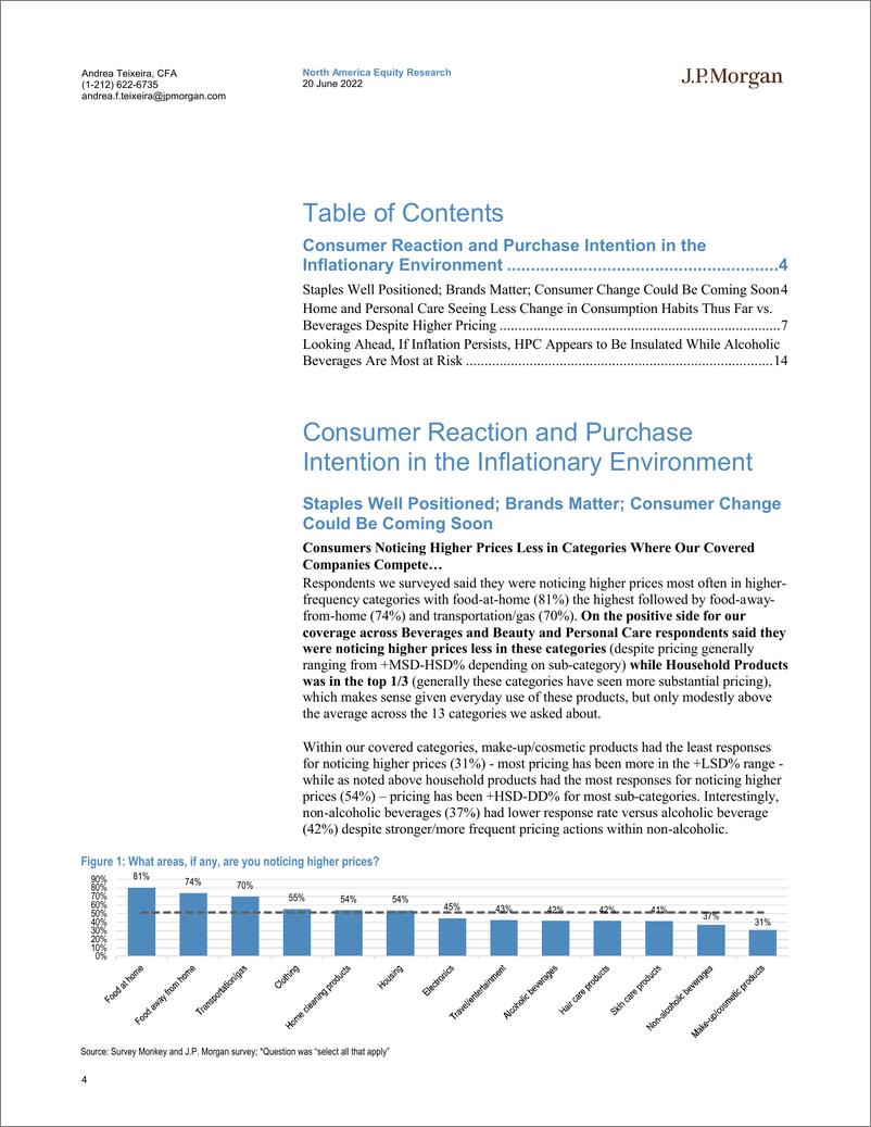 《J.P.摩根-美股投资策略-消费者调查：通货膨胀对未来购买意向的影响-2022.6.20-25页》 - 第5页预览图