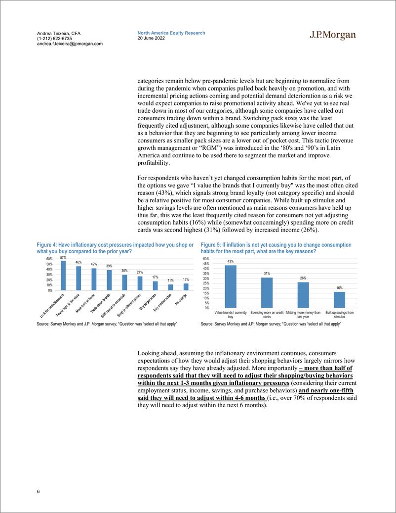《J.P.摩根-美股投资策略-消费者调查：通货膨胀对未来购买意向的影响-2022.6.20-25页》 - 第7页预览图