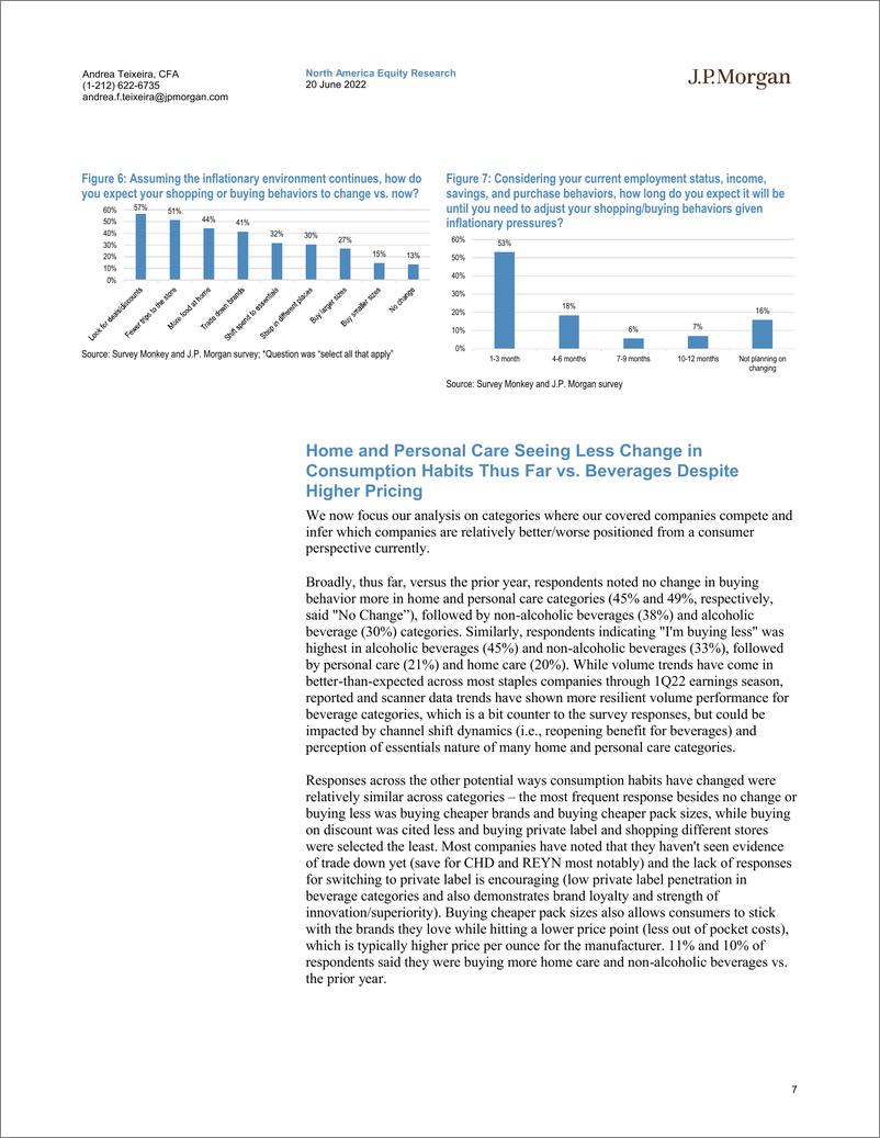 《J.P.摩根-美股投资策略-消费者调查：通货膨胀对未来购买意向的影响-2022.6.20-25页》 - 第8页预览图