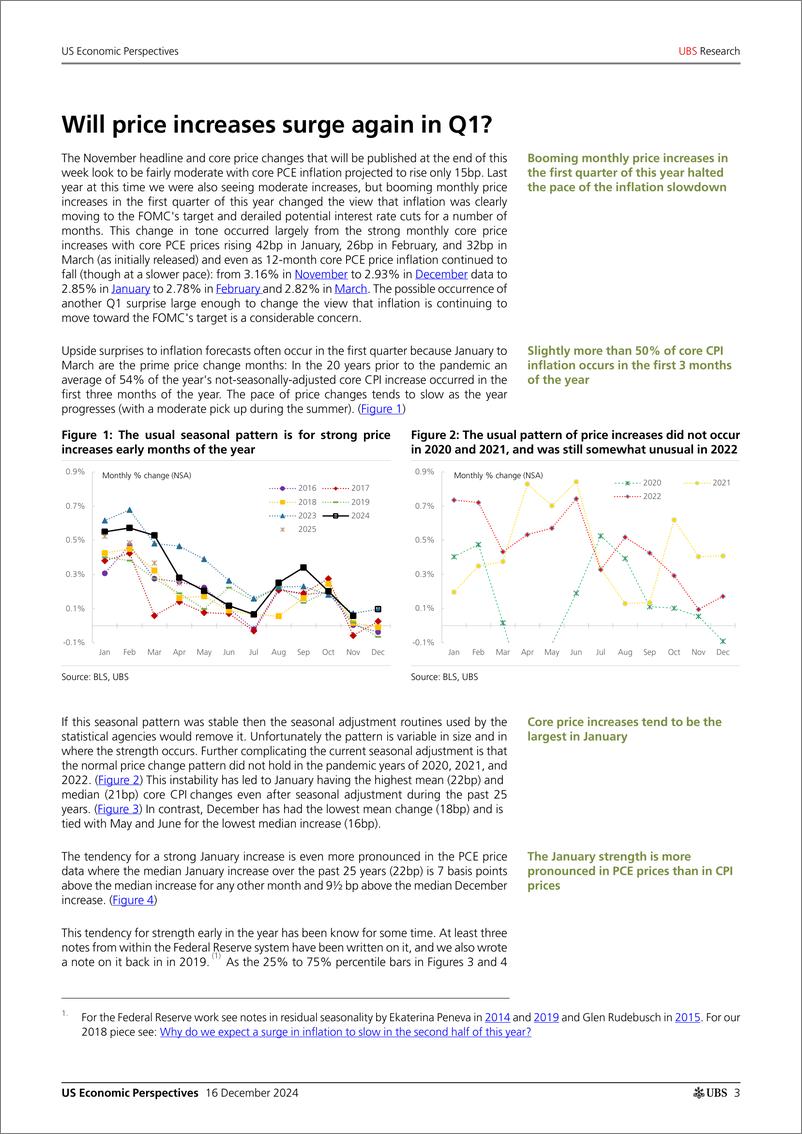 《UBS Economics-US Economic Perspectives _US Inflation Monthly A Q1 surge_...-112229887》 - 第3页预览图