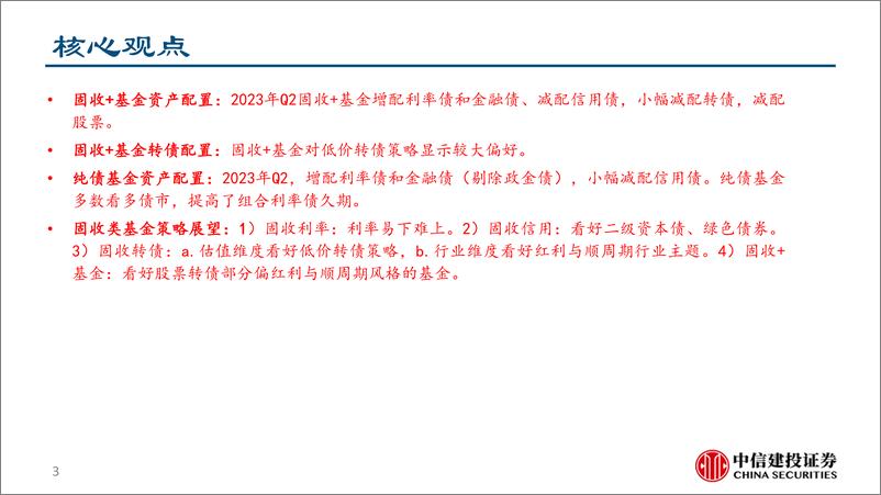 《基金研究第20期：公募固收类基金2023年Q2持仓分析-20230803-中信建投-34页》 - 第4页预览图