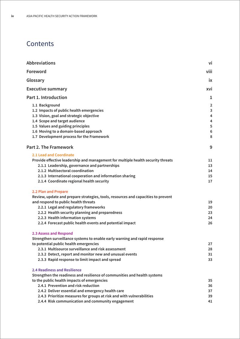 《WHO世界卫生组织：2024亚太卫生安全行动框架报告（英文版）》 - 第6页预览图