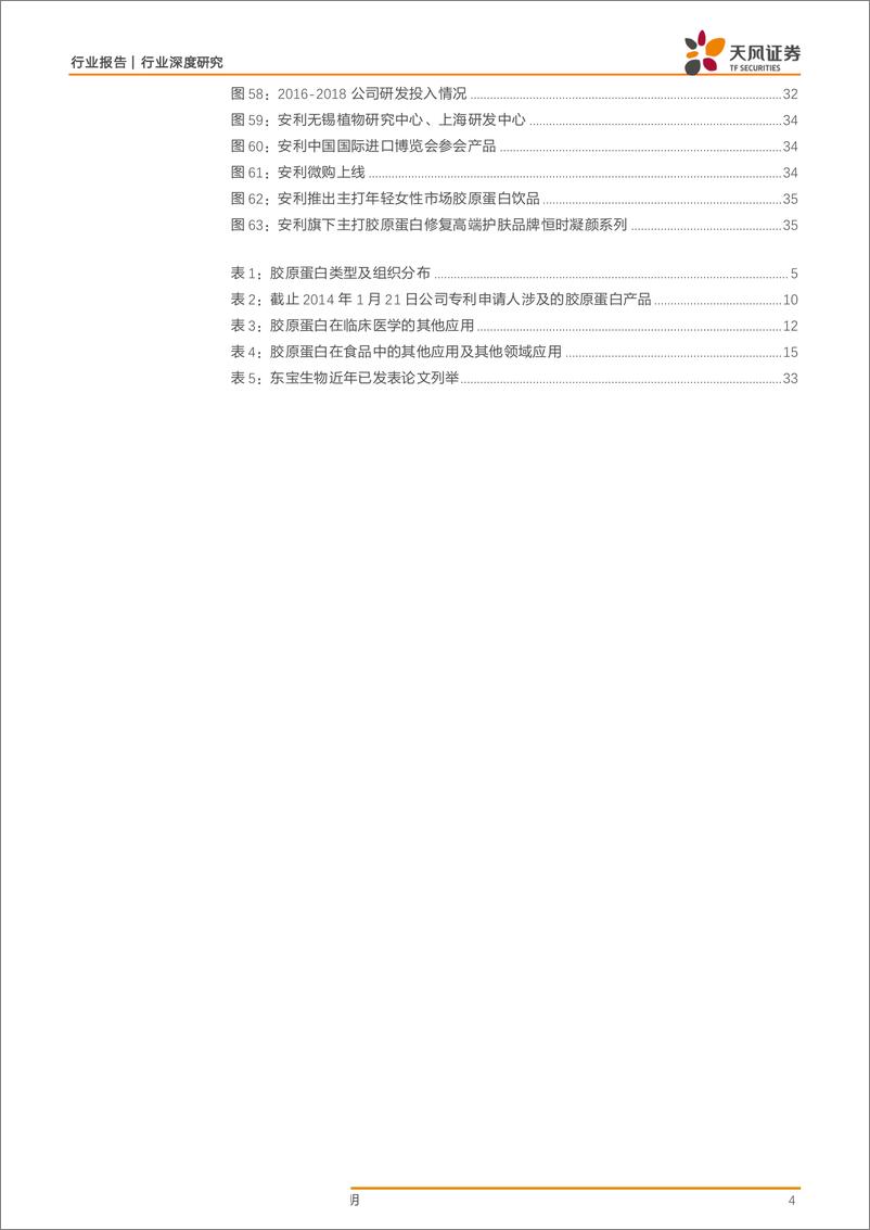 《食品饮料行业深度研究：健康起航，涌出胶原行业龙头企业-20190727-天风证券-36页》 - 第5页预览图