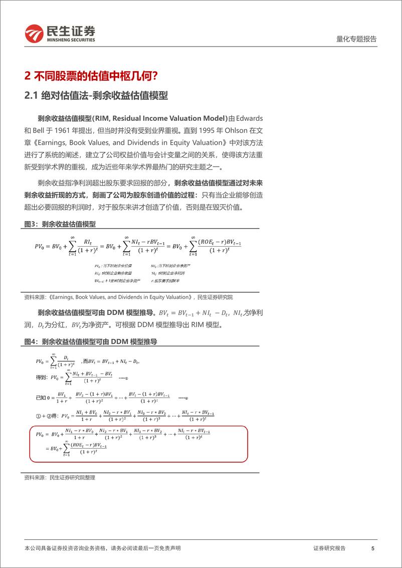 《量化专题报告：估值的驱动解析与波动捕捉-20230713-民生证券-34页》 - 第6页预览图