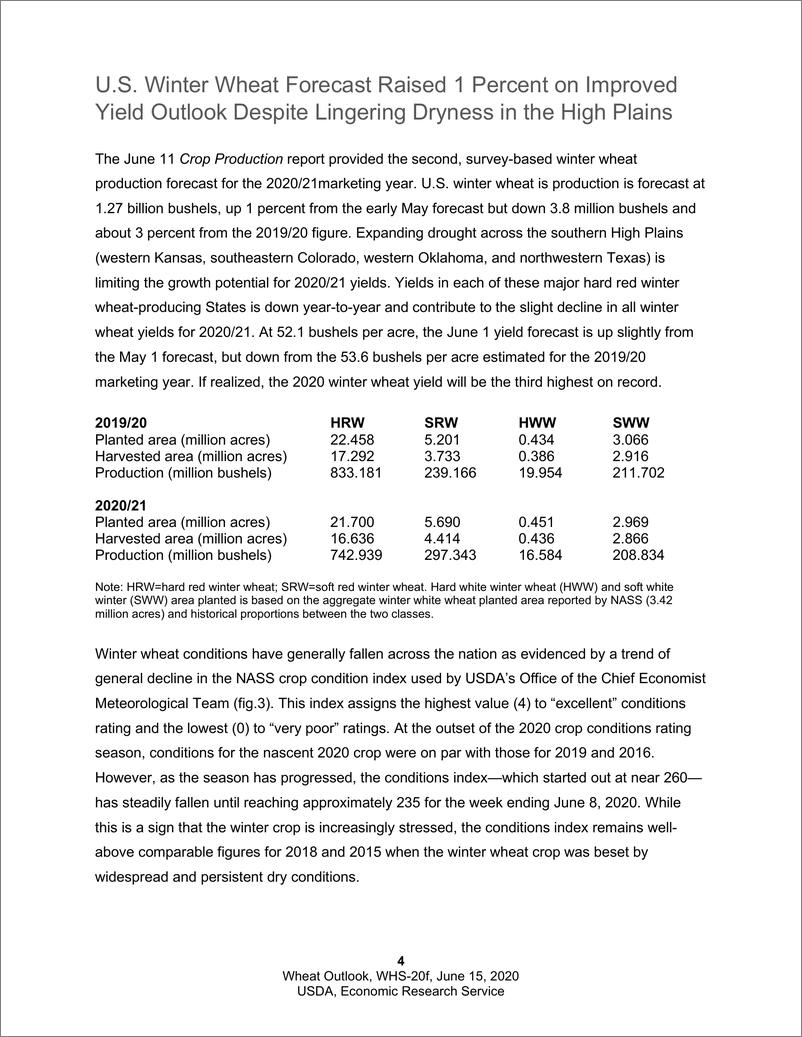 《美国农业部-美股-农业行业-小麦展望：美国冬小麦产量提高前景改善-20200615-11页》 - 第5页预览图