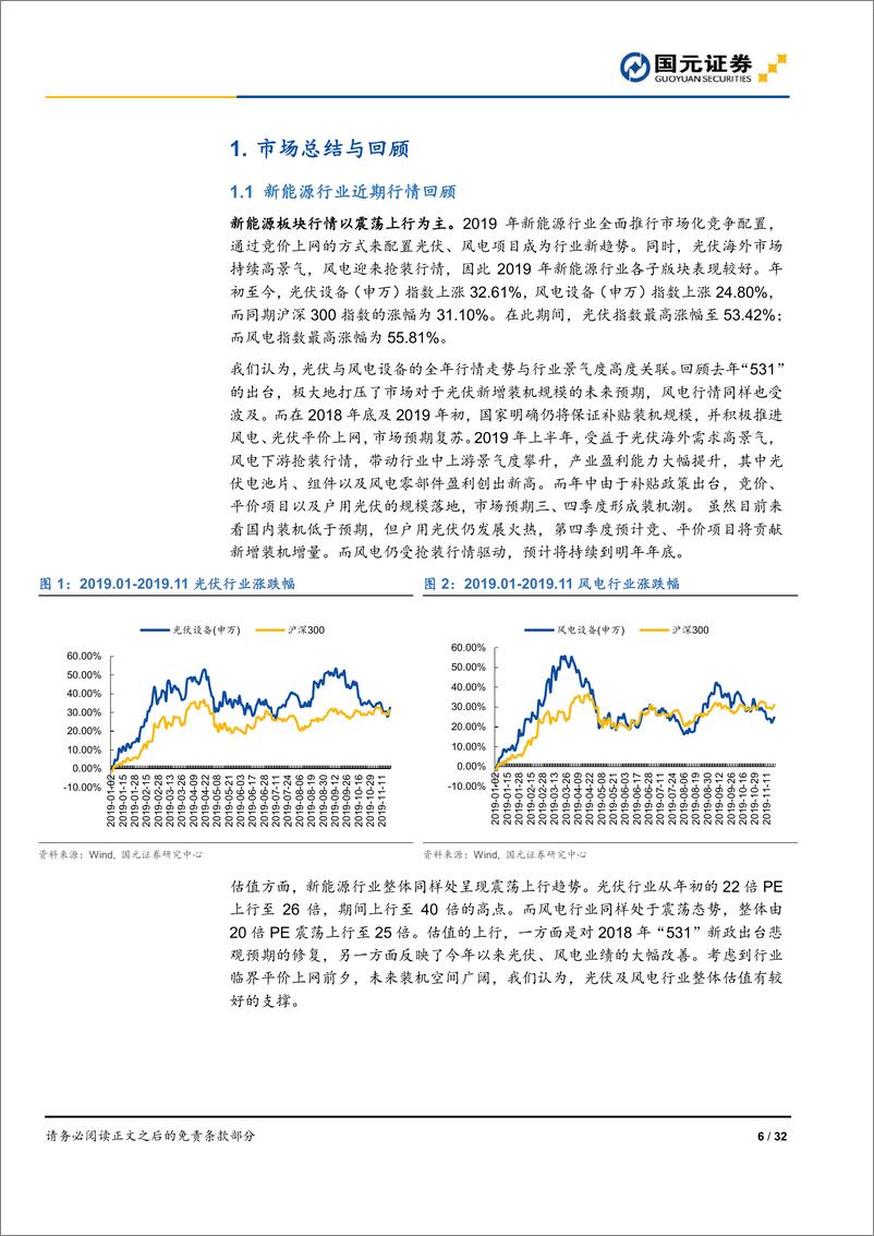 《新能源行业2020年度策略：光伏展望技术升级，风电抢装持续景气-20191204-国元证券-32页》 - 第7页预览图