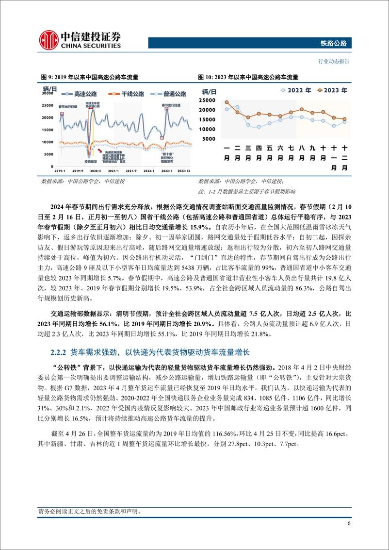 《铁路公路行业：池黄高铁正式开通运营，广深高速首个智能超充站投用-240428-中信建投-16页》 - 第8页预览图