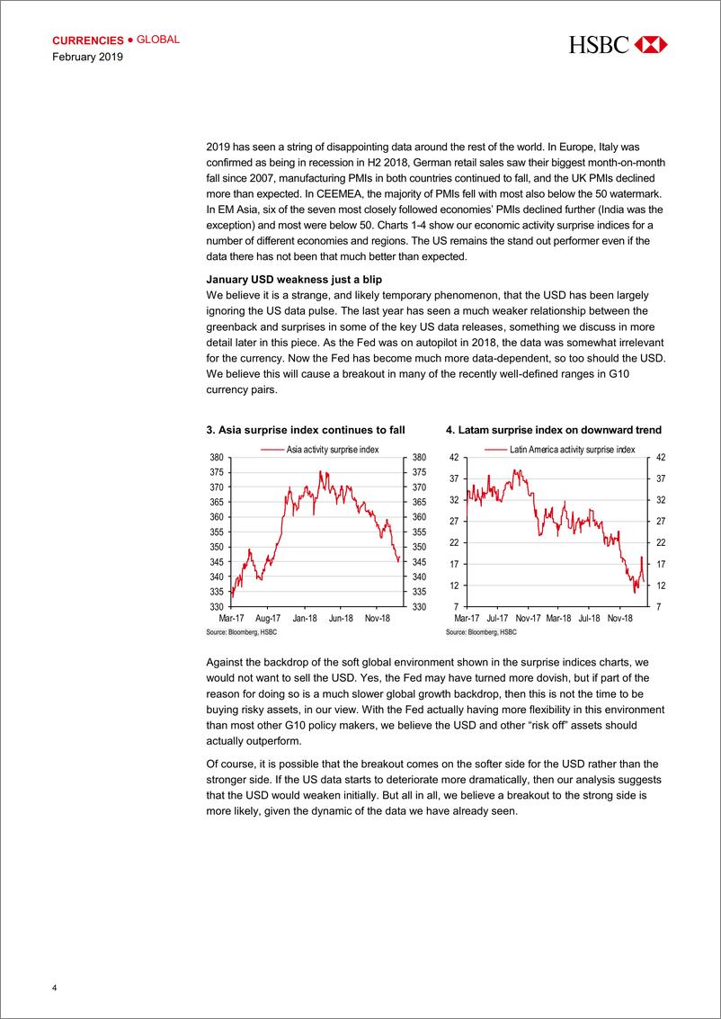 《汇丰银行-全球-宏观策略-汇丰外汇策略：全球通货展望-2019.2-50页》 - 第6页预览图