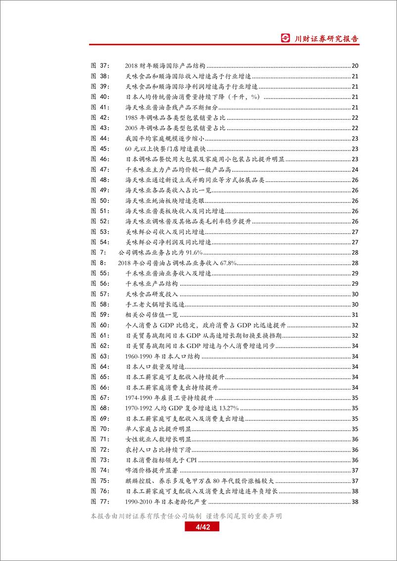 《食品饮料行业调味品系列深度报告二：产品为生意本源，多品类拓展为趋势-20191115-川财证券-42页》 - 第5页预览图