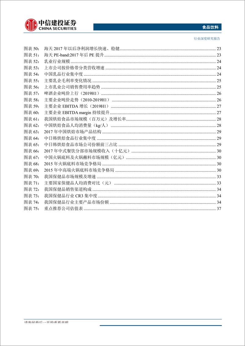 《食品饮料行业：龙头风起云涌，估值业绩共起舞-20190903-中信建投-44页》 - 第6页预览图