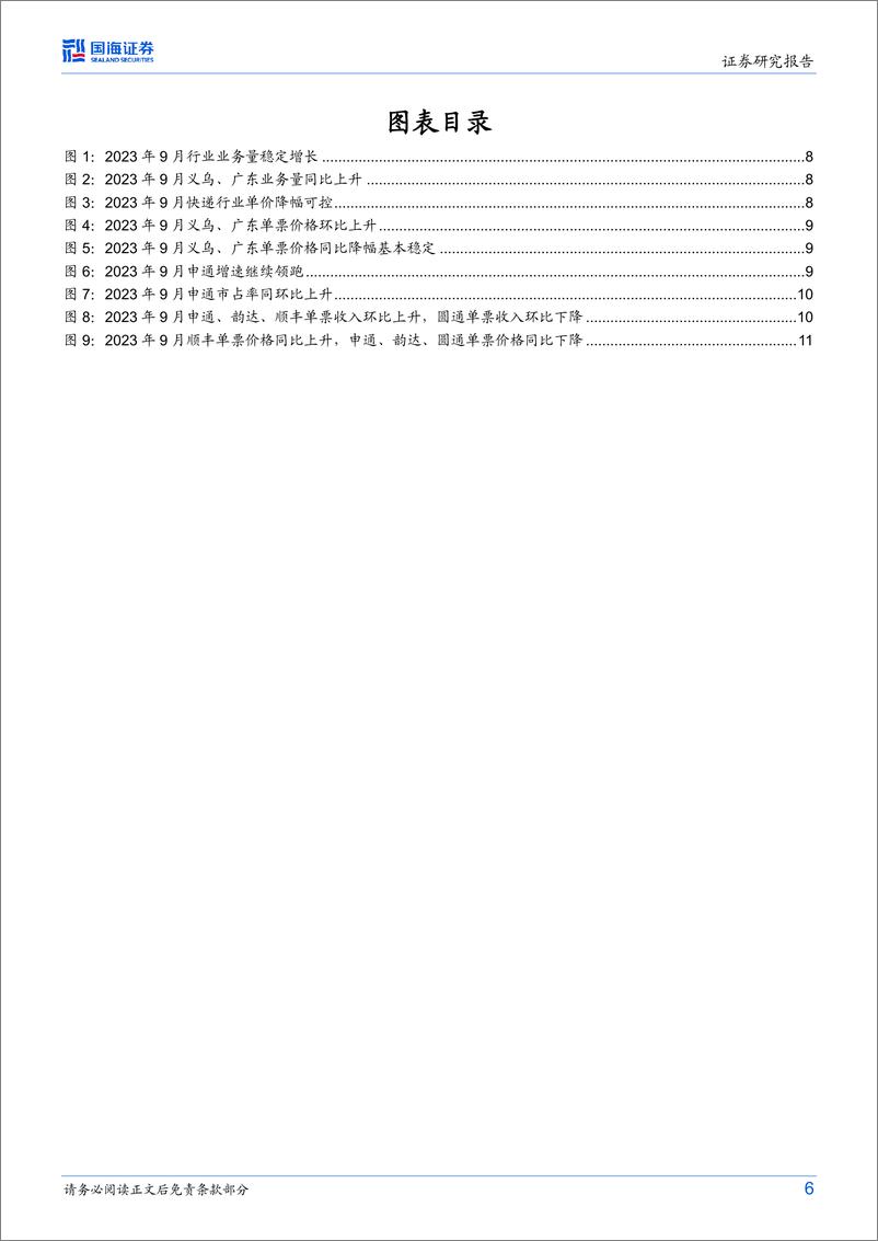 《物流行业事件点评：9月价格环比继续修复，重视旺季个股行情-20231024-国海证券-15页》 - 第7页预览图