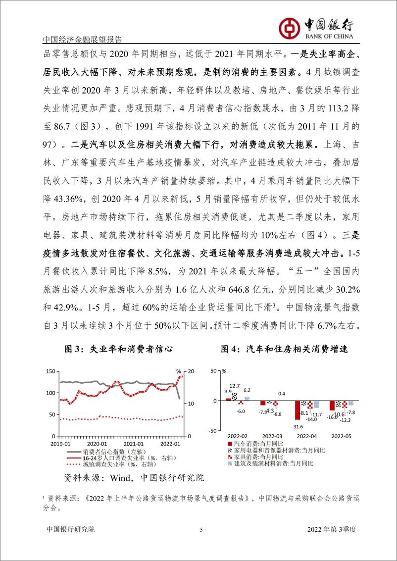 《中国经济金融展望报告2022年第3季度（总第51期）-20220705-中国银行-59页》 - 第8页预览图