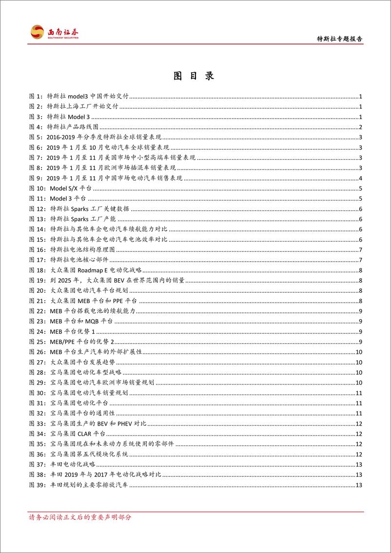 《电气设备行业特斯拉专题报告：特斯拉强势开启电动汽车海外需求-20200105-西南证券-23页》 - 第4页预览图