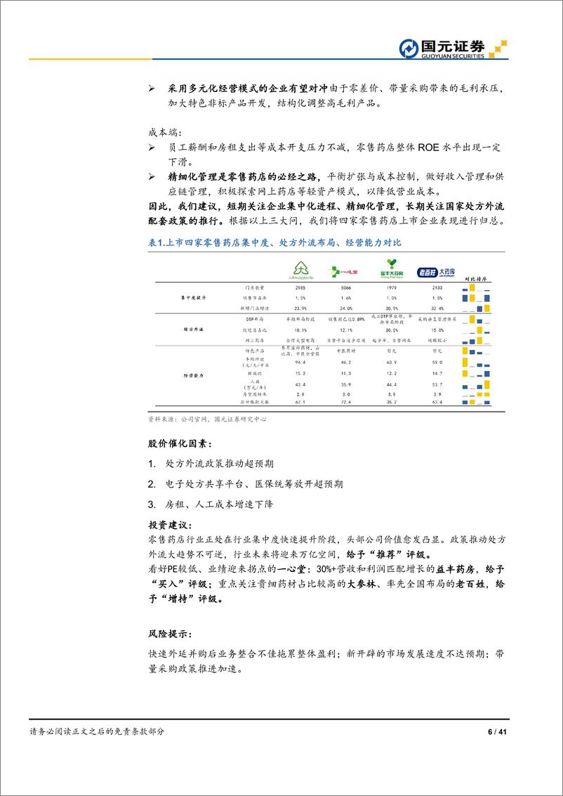 《医药零售行业深度报告：解惑零售药店，脚踏实地，登高望远-20190316-国元证券-41页》 - 第7页预览图