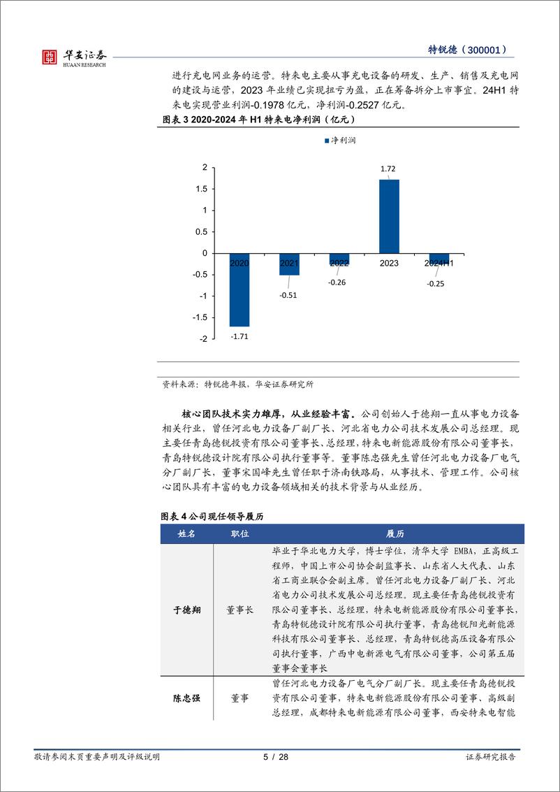 《特锐德(300001)新能源业务稳步推进，电力%2b充电设备双轮驱动-240904-华安证券-28页》 - 第5页预览图