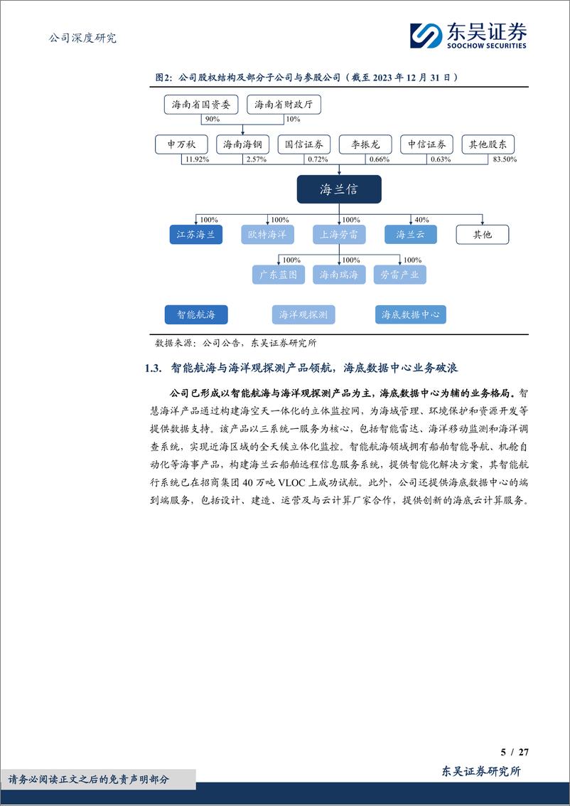 《东吴证券-海兰信-300065-深度布局智能船舶，启航智慧海洋新蓝海》 - 第5页预览图