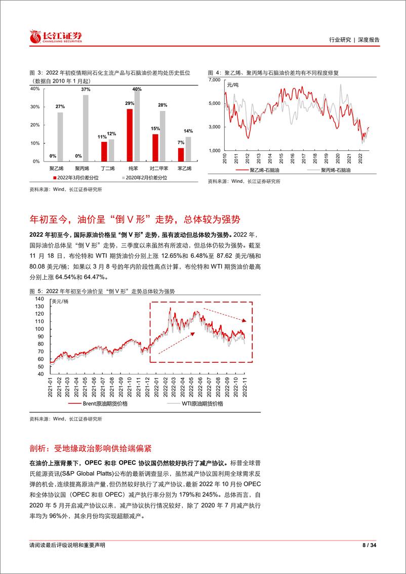 《石油化工行业2023年度投资策略：至暗时刻已过，景气复苏伊始》 - 第8页预览图