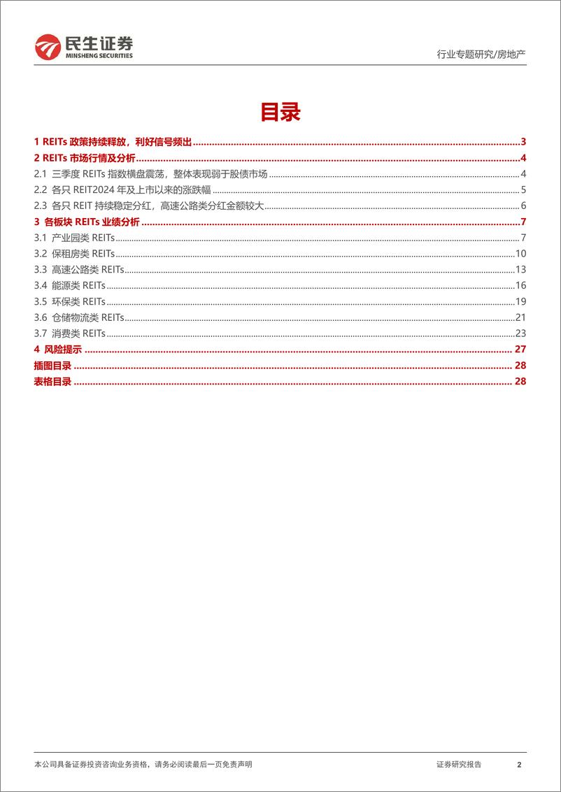 《房地产行业REITs专题研究报告(四)：REITs政策利好加速释放，三季度整体出现回调-241128-民生证券-29页》 - 第2页预览图