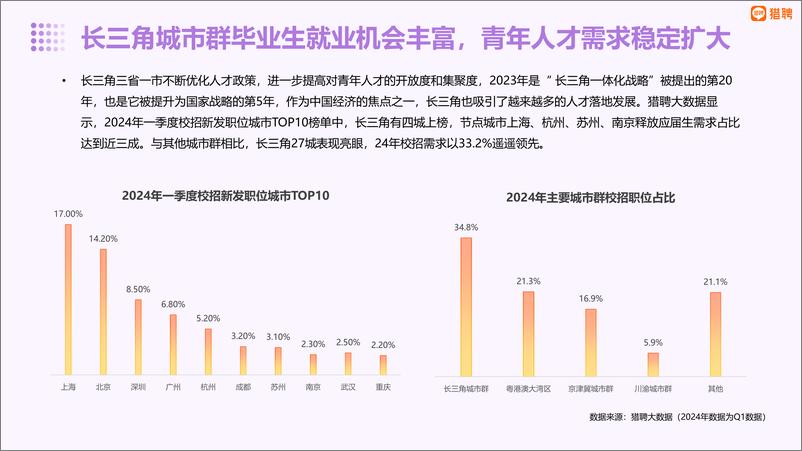 《长三角城市群大学生就业趋势报告-32页》 - 第5页预览图