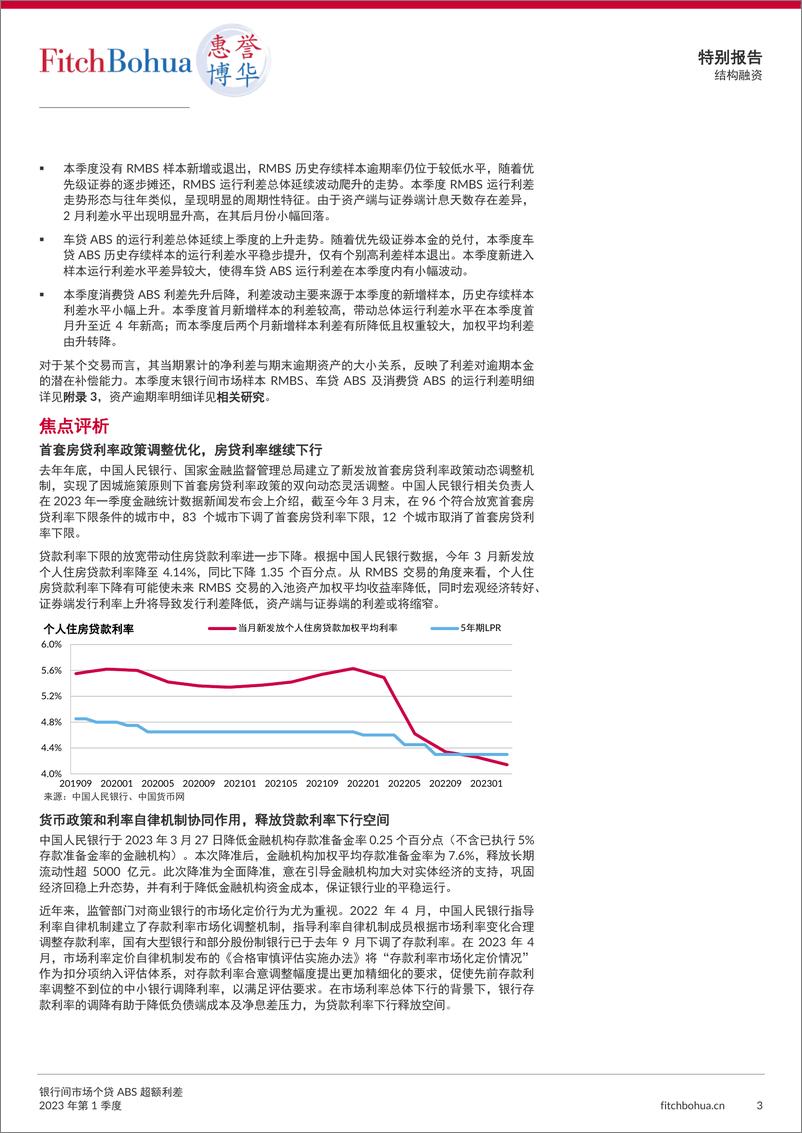 《惠誉博华银行间市场个贷ABS超额利差报告2023Q1-8页》 - 第4页预览图