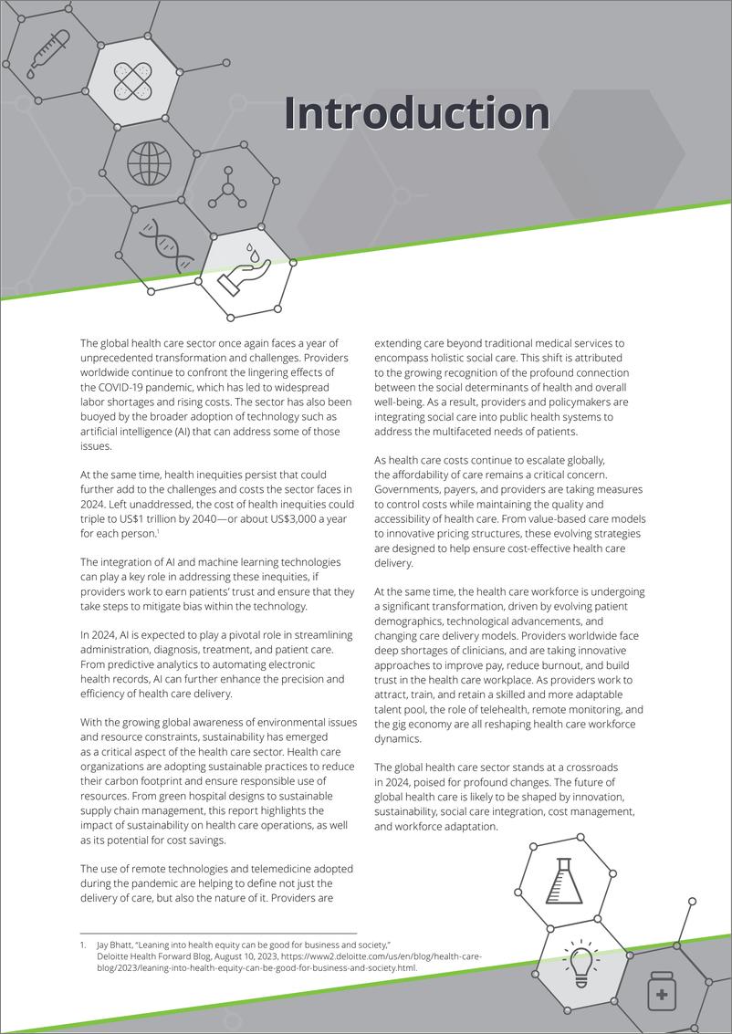 《2024年全球医疗行业展望（英）-德勤-49页》 - 第3页预览图