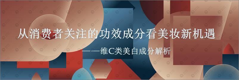 《美丽修行：从消费者关注的功效成分看美妆新机遇——维C类美白成分解析报告》 - 第1页预览图