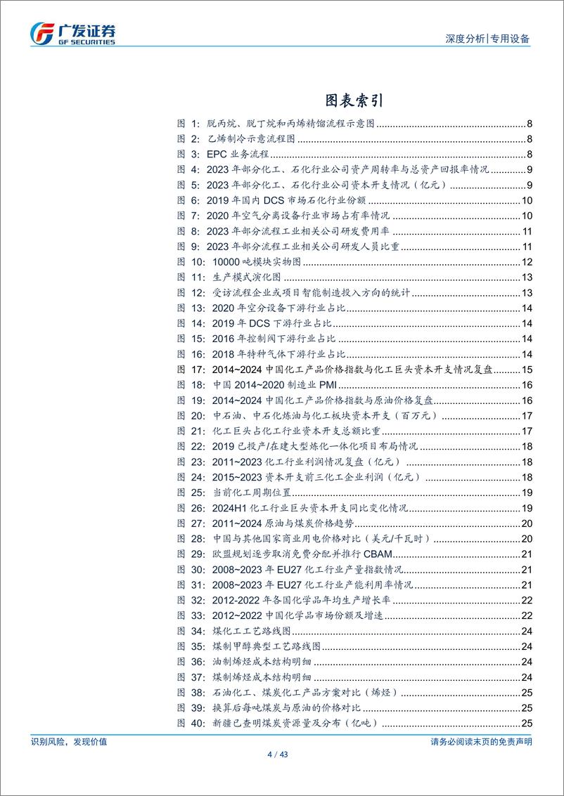 《流程工业设备行业：周期筑底尾声，优质龙头的三大新机遇-241222-广发证券-43页》 - 第4页预览图