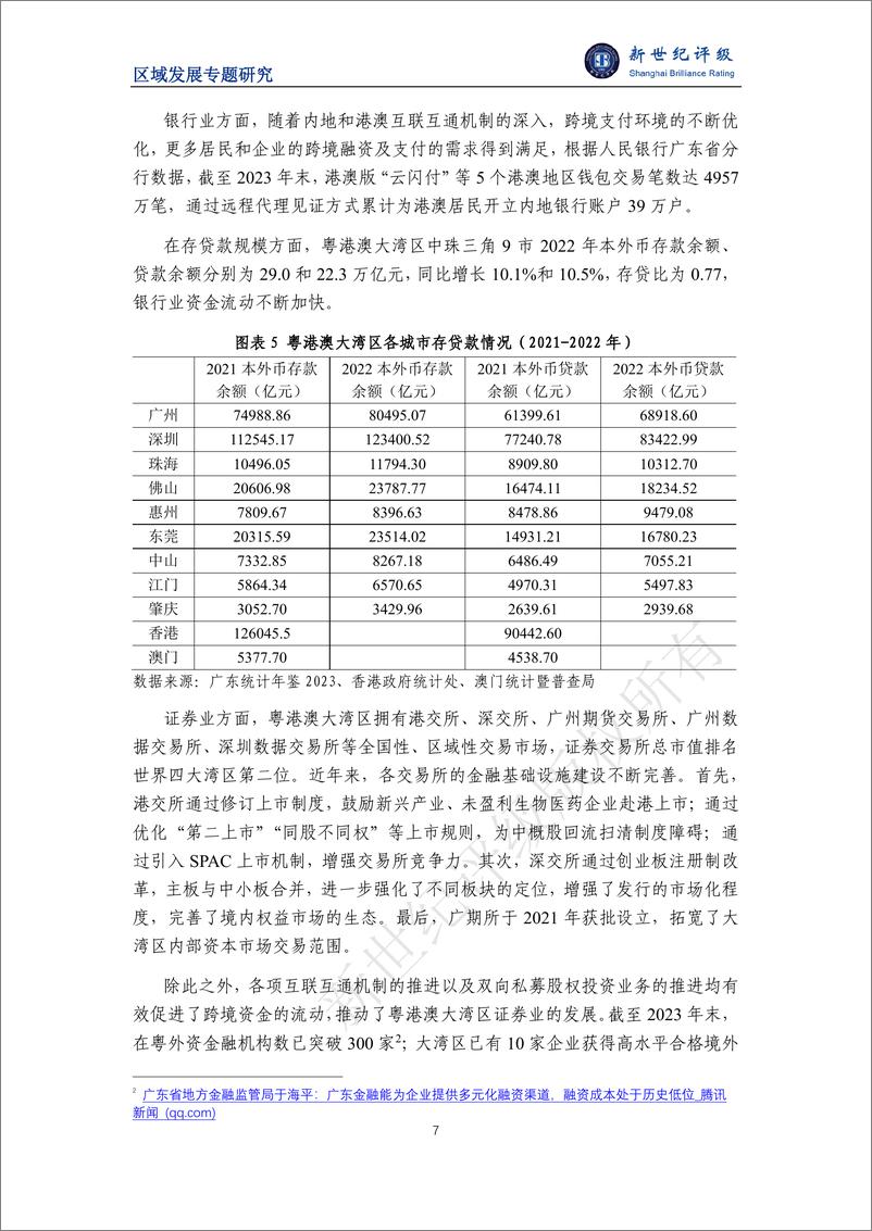 《粤港澳大湾区规划及金融业发展研究-20页》 - 第7页预览图