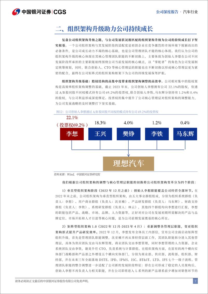 《中国银河-理想汽车-W-02015.HK-理想汽车深度报告_组织架构升级_双能战略开启新成长周期》 - 第7页预览图