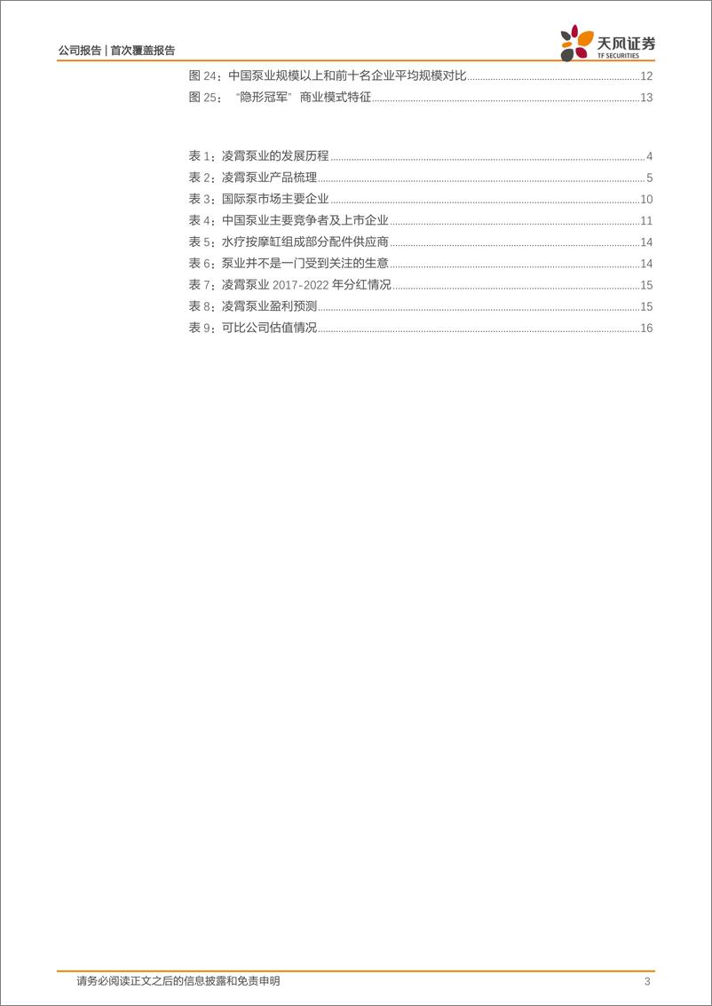 《深度报告-20240125-天风证券-凌霄泵业-002884.SZ-塑料卫浴泵行隐形冠出口链+高股息彰显价191mb》 - 第3页预览图