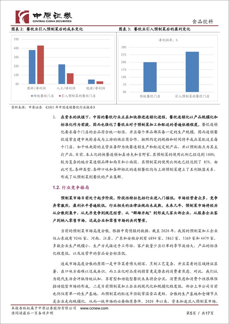 《预制菜行业分析报告-对标巨头-产业规模化待提升-中原证券》 - 第5页预览图