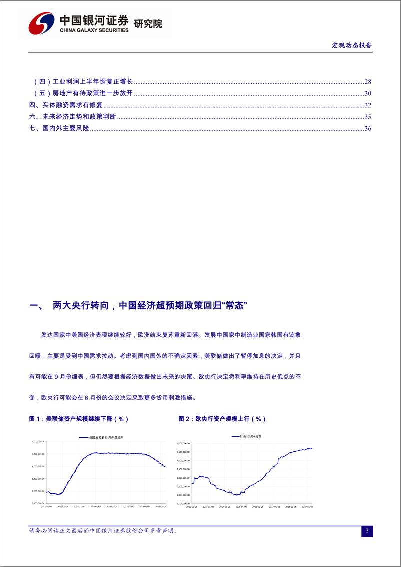 《宏观经济4月动态报告：经济拐点仍需等待，政策回归“常态”-20190509-银河证券-43页》 - 第4页预览图