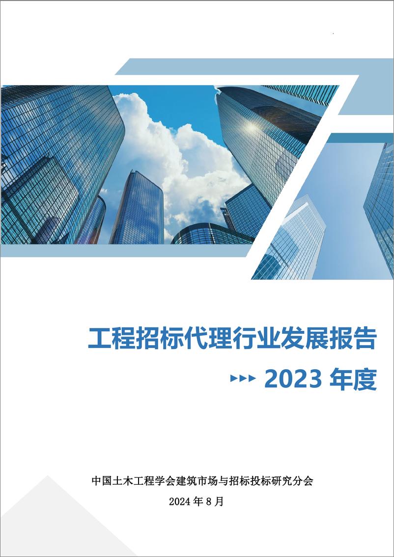 《2023年度工程招标代理行业发展报告-33页》 - 第1页预览图