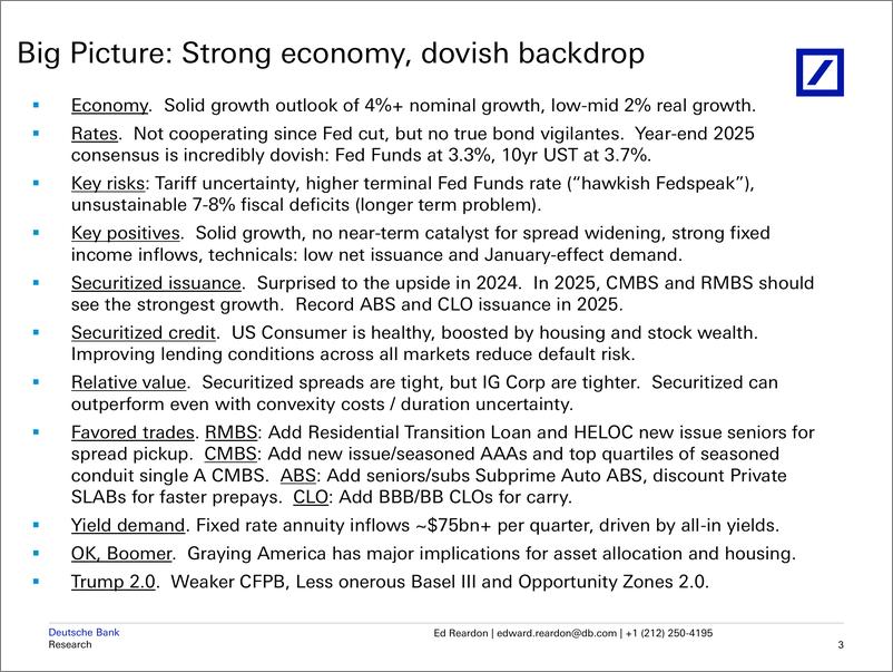 《Deutsche Bank-The Outlook 2025 Year Ahead Securitization Outlook Conferen...-111792360》 - 第4页预览图