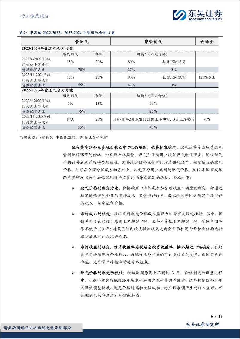 《燃气Ⅱ行业深度报告：对比海外案例，国内顺价政策合理、价差待提升-230310-东吴证券-15页》 - 第6页预览图