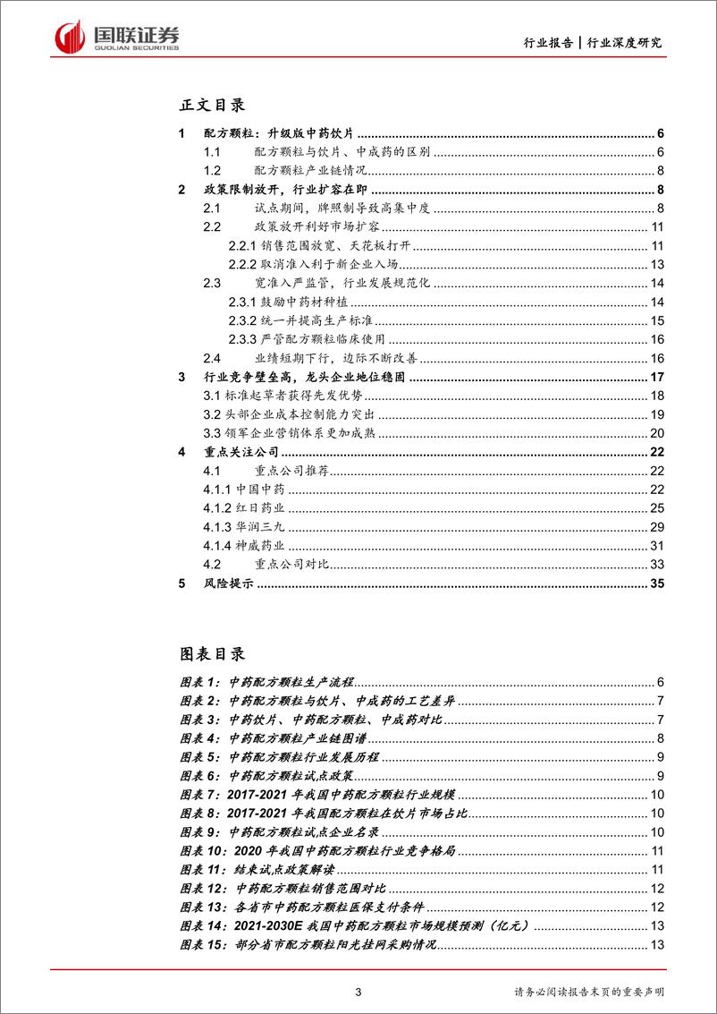 《医药生物行业：政策利好市场扩容，配方颗粒强者恒强-20221027-国联证券-36页》 - 第4页预览图