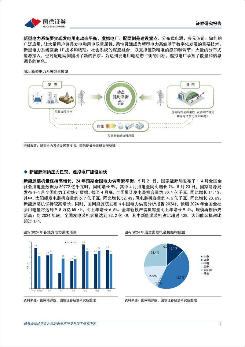 《计算机行业电力信息化点评：电力体制改革有望加快，重点关注虚拟电厂和配网侧信息化-240528-国信证券-12页》 - 第3页预览图