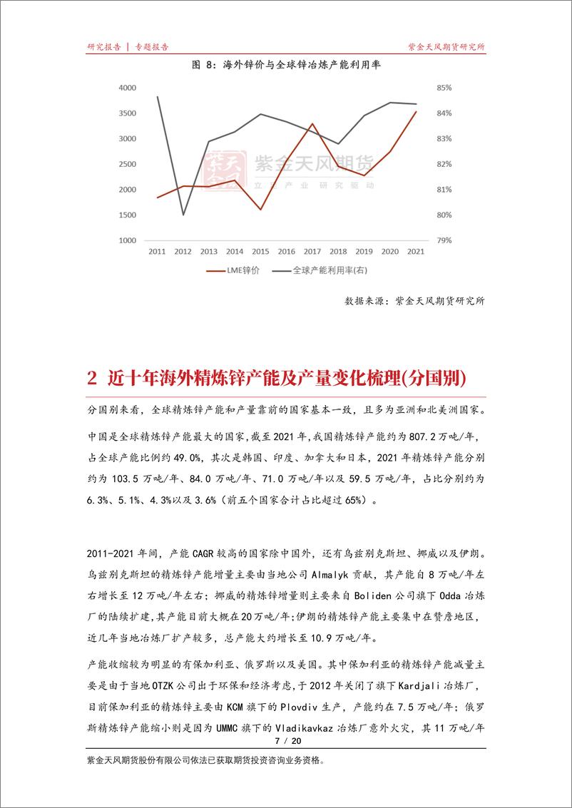 《锌专题：一文看懂海外锌冶炼厂-20220606-紫金天风期货-20页》 - 第8页预览图