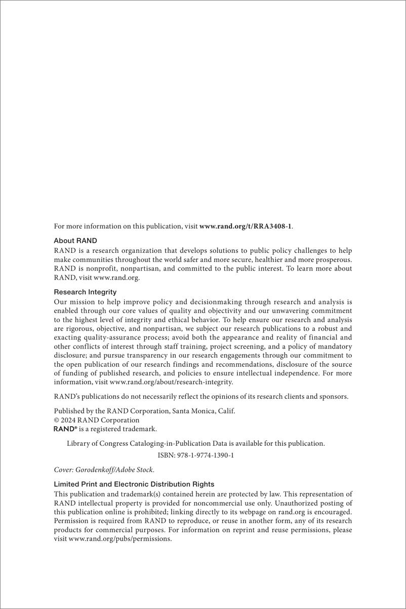 《Rand兰德_2024可以为人工智能治理提供信息的历史类比报告_英文版_》 - 第2页预览图